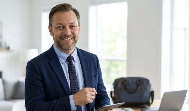 A well-rested person feeling energized and confident during the day