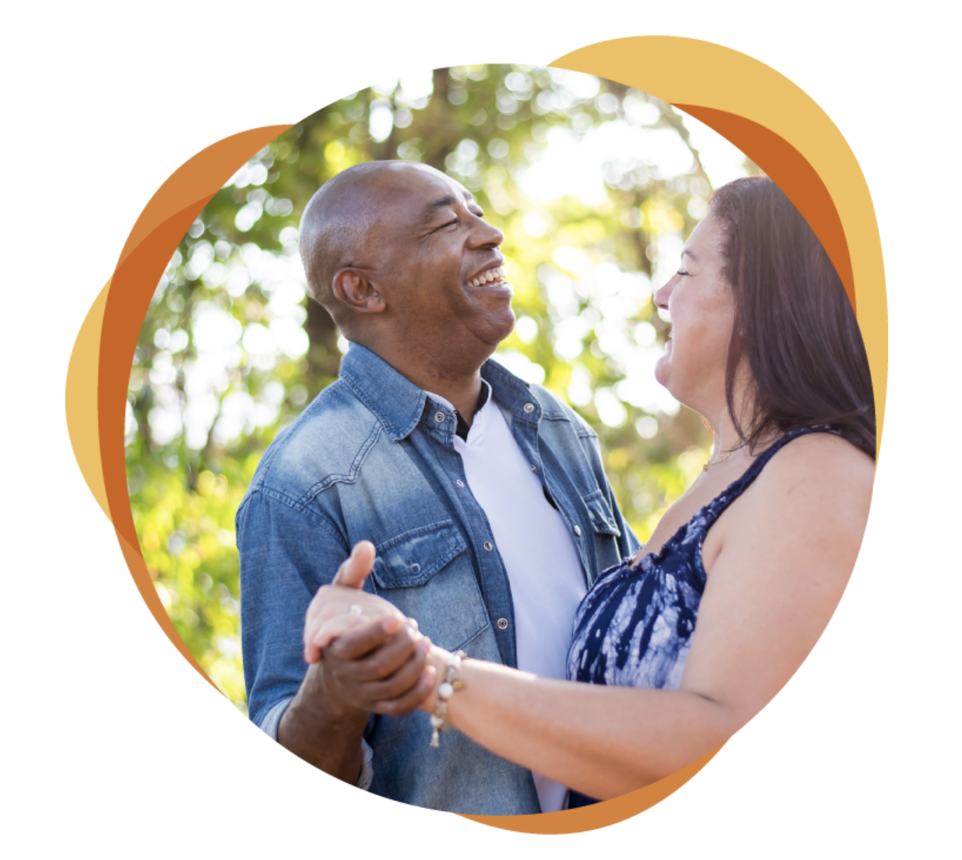 Man dancing inside Cercanos heart